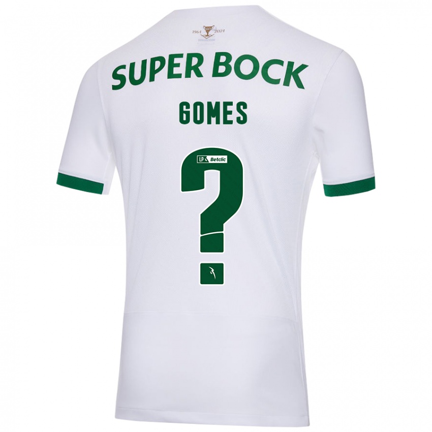 Criança Camisola Frederico Gomes #0 Verde Branco Alternativa 2024/25 Camisa Brasil