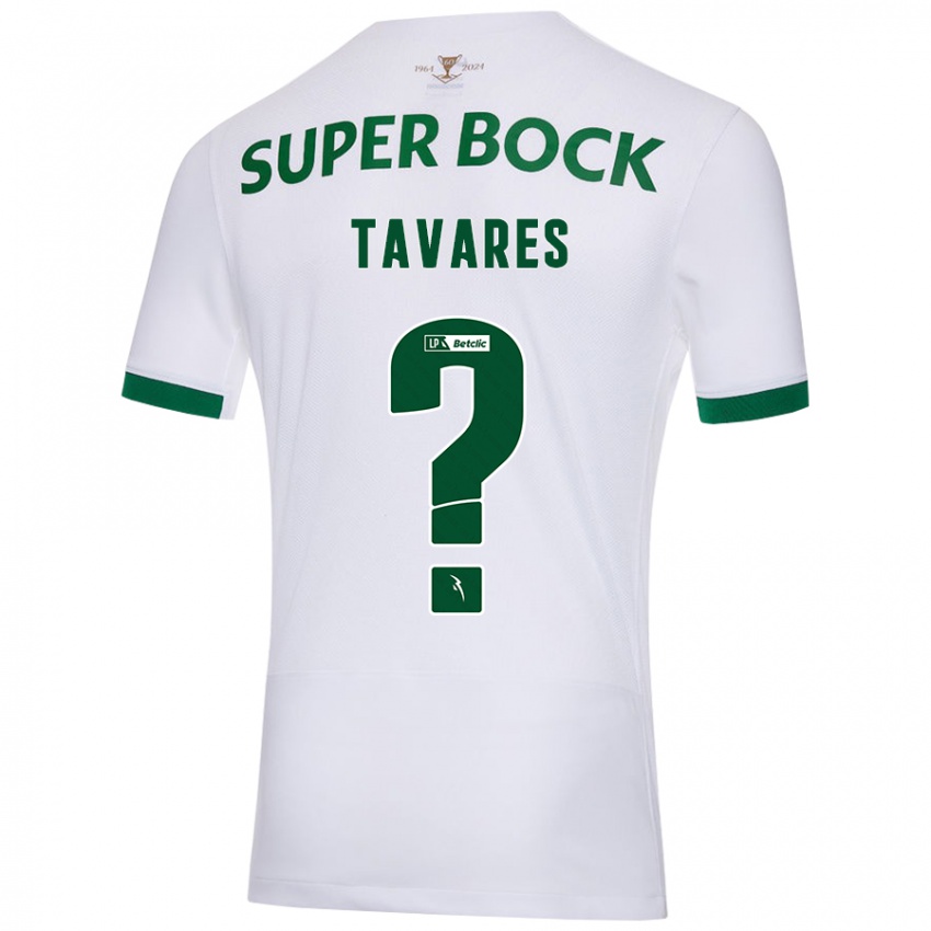 Criança Camisola Leonardo Tavares #0 Verde Branco Alternativa 2024/25 Camisa Brasil