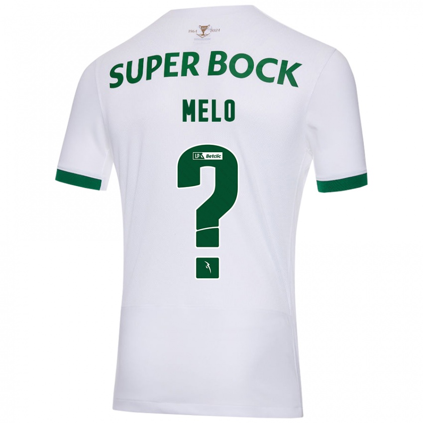 Criança Camisola Rafael Melo #0 Verde Branco Alternativa 2024/25 Camisa Brasil