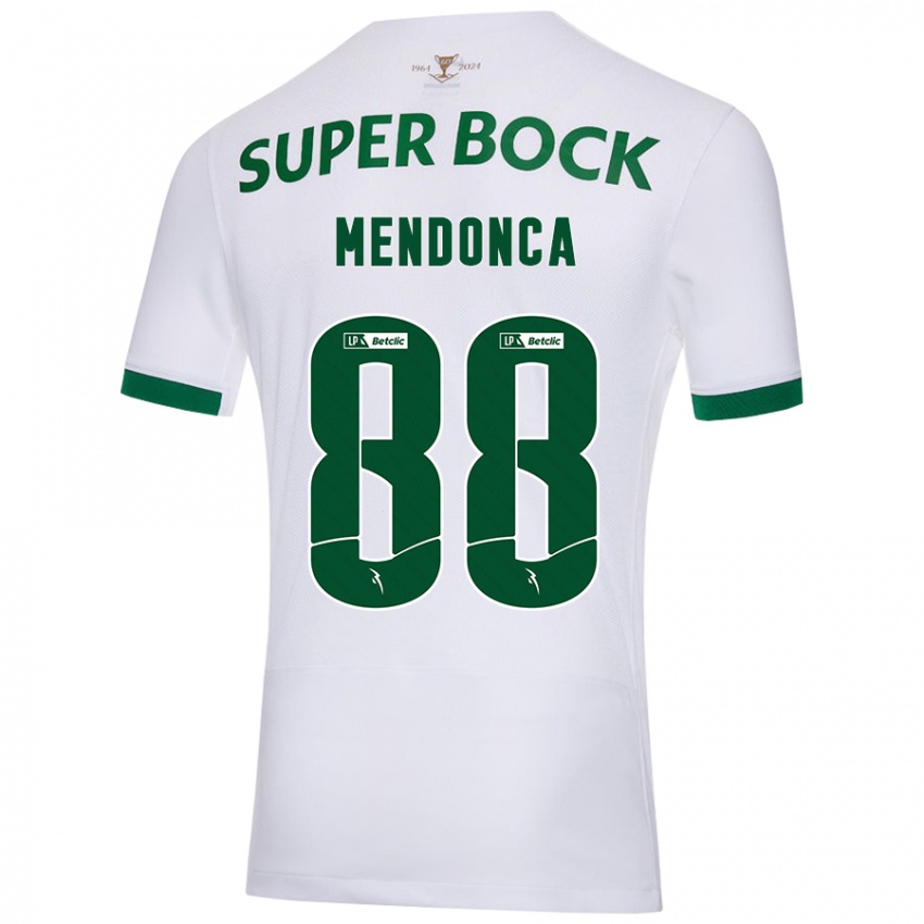 Criança Camisola Manuel Mendonça #88 Verde Branco Alternativa 2024/25 Camisa Brasil