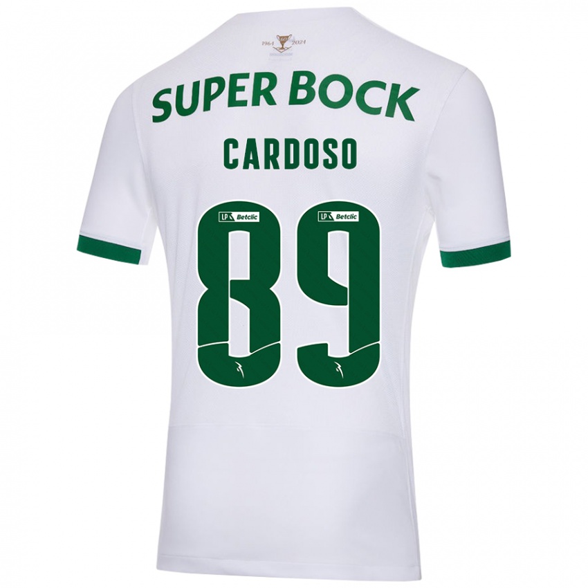 Criança Camisola Nilton Cardoso #89 Verde Branco Alternativa 2024/25 Camisa Brasil