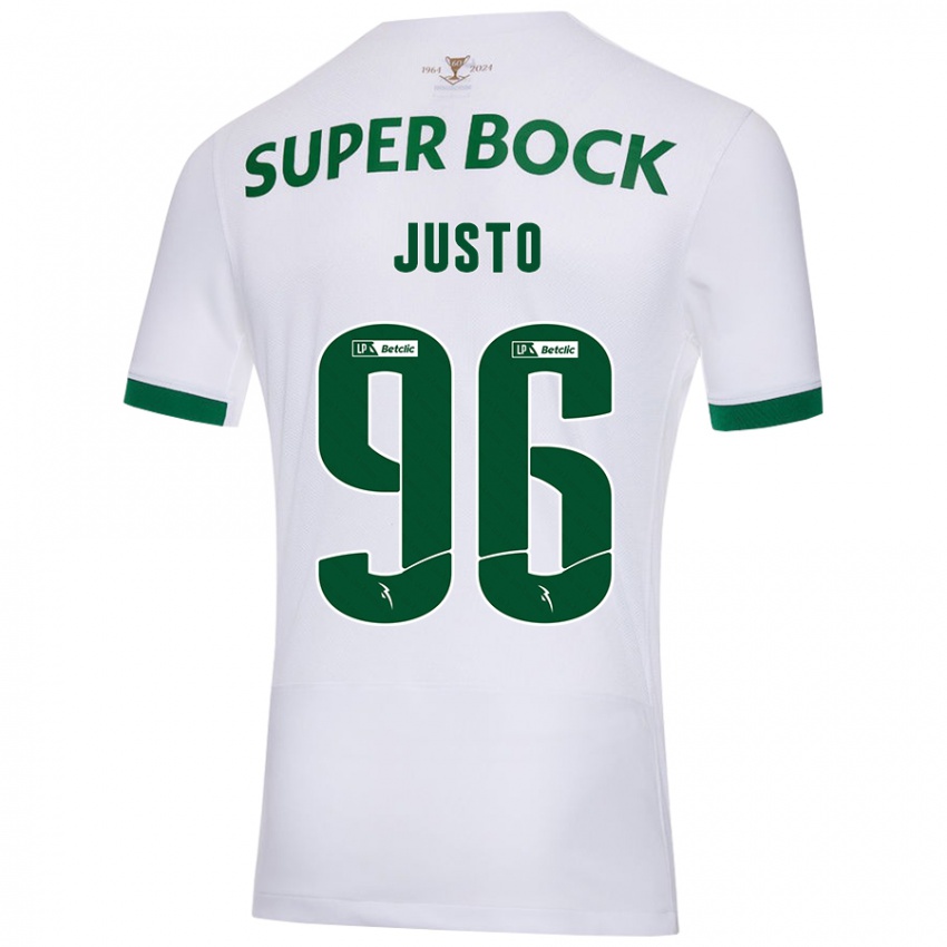 Criança Camisola Samuel Justo #96 Verde Branco Alternativa 2024/25 Camisa Brasil