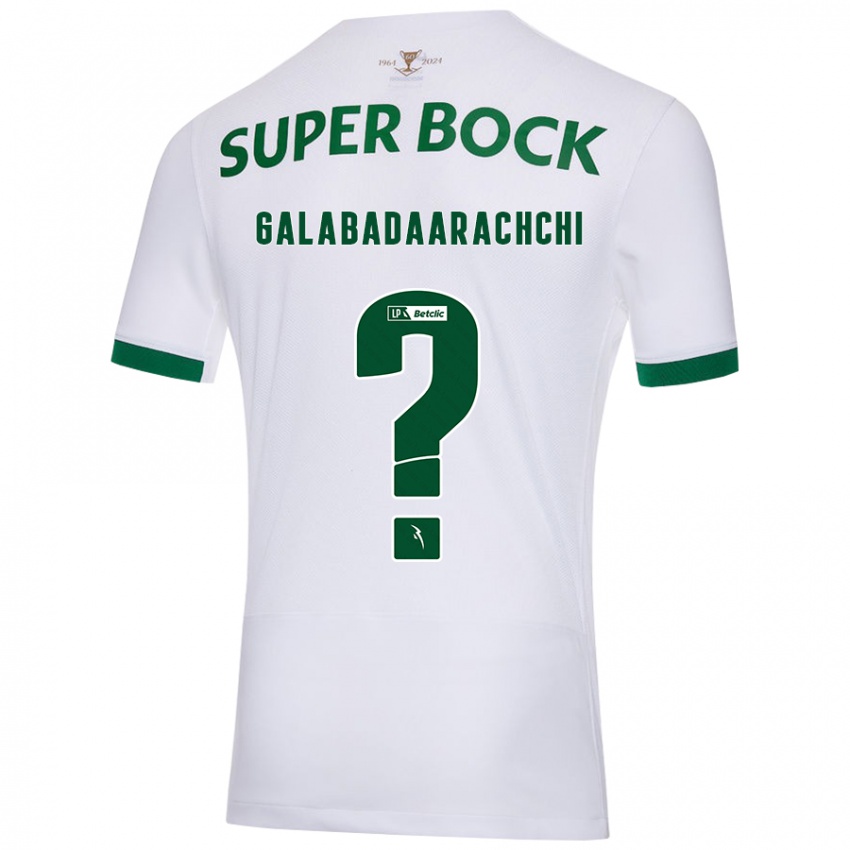 Criança Camisola Jacynta Galabadaarachchi #0 Verde Branco Alternativa 2024/25 Camisa Brasil