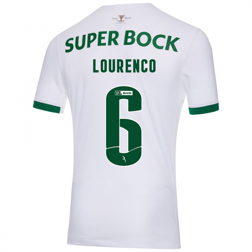 Criança Camisola Bruna Lourenço Urbano Costa #6 Verde Branco Alternativa 2024/25 Camisa Brasil