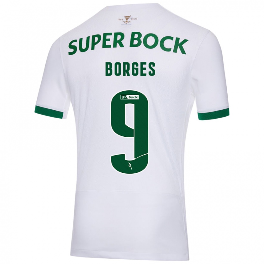 Criança Camisola Ana Borges #9 Verde Branco Alternativa 2024/25 Camisa Brasil