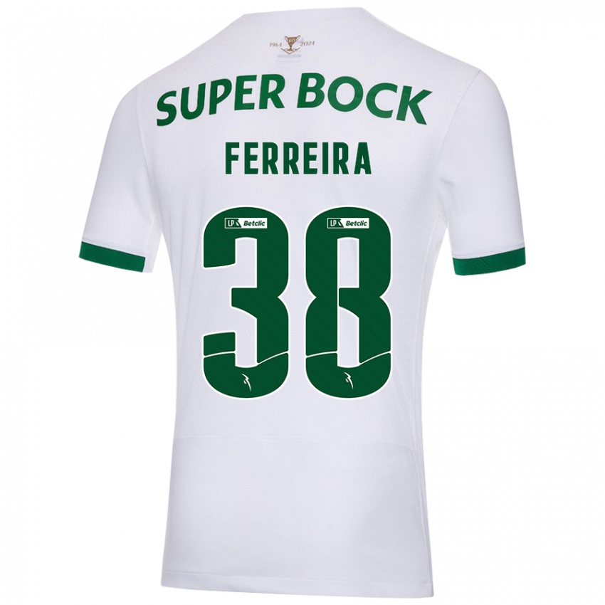 Criança Camisola Marta Ferreira #38 Verde Branco Alternativa 2024/25 Camisa Brasil