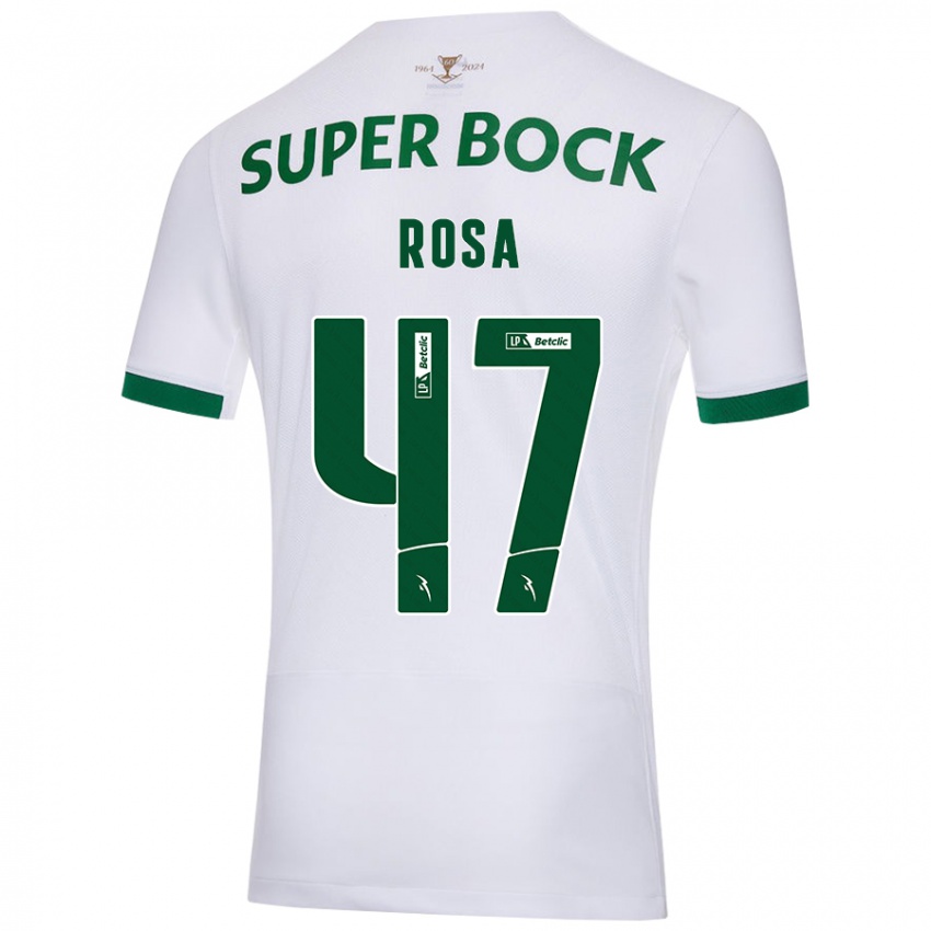 Criança Camisola Mariana Rosa #47 Verde Branco Alternativa 2024/25 Camisa Brasil