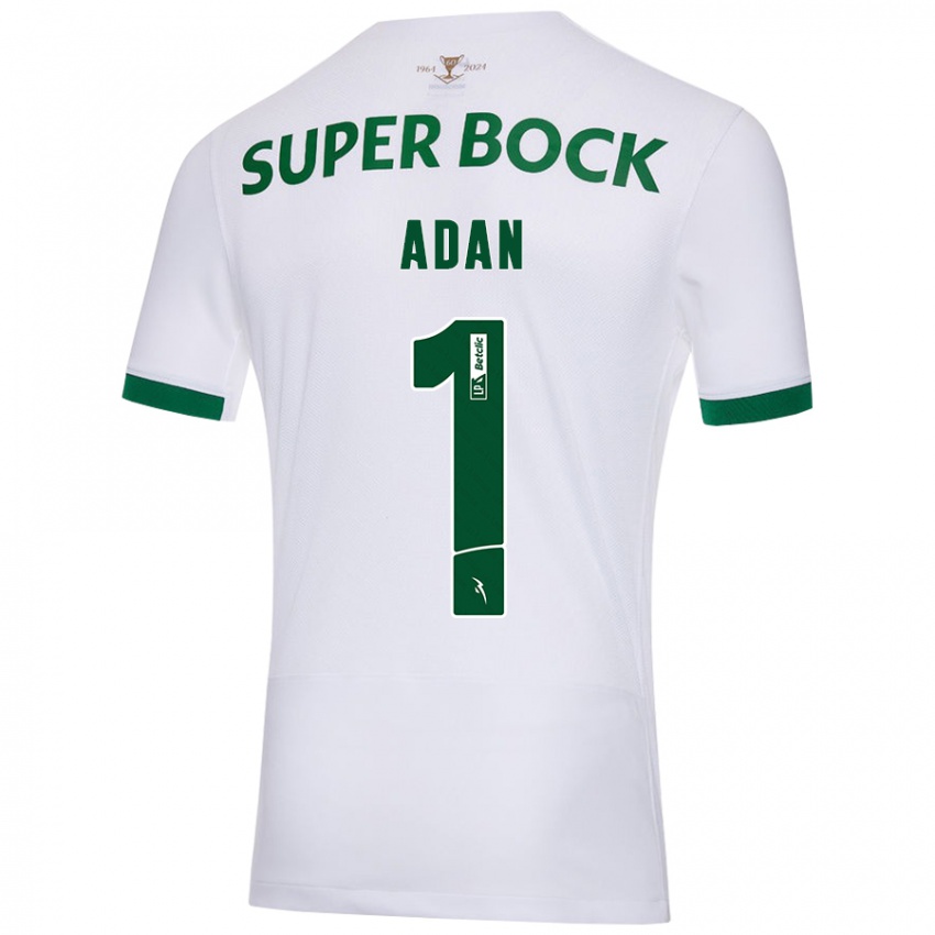 Criança Camisola Antonio Adán #1 Verde Branco Alternativa 2024/25 Camisa Brasil