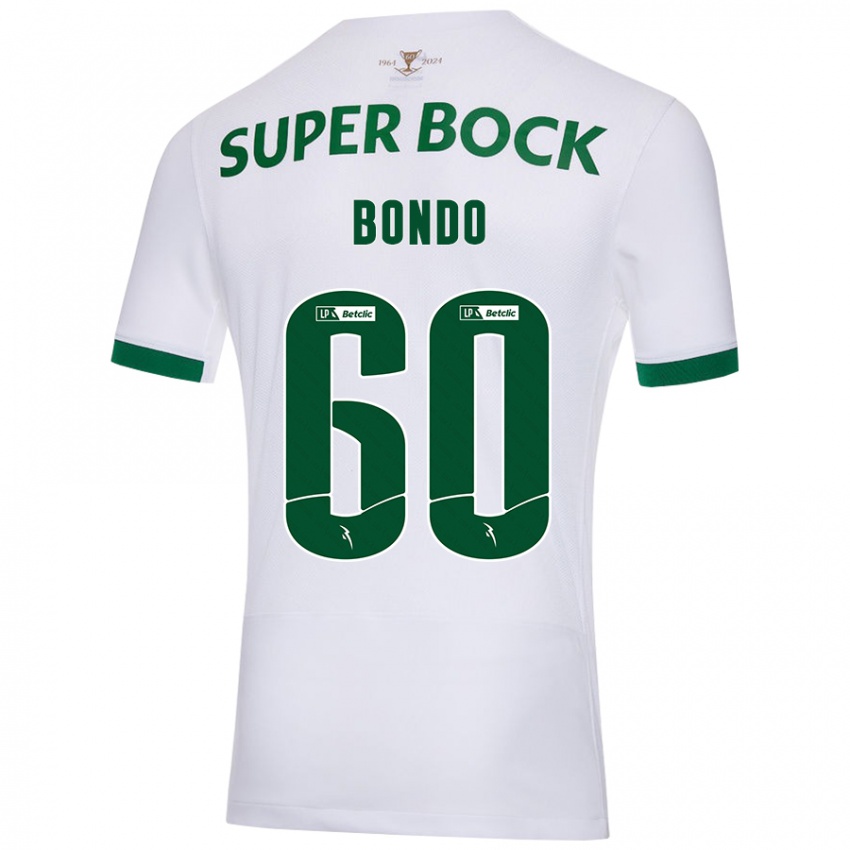 Criança Camisola Pedro Bondo #60 Verde Branco Alternativa 2024/25 Camisa Brasil