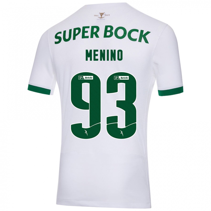 Criança Camisola Miguel Menino #93 Verde Branco Alternativa 2024/25 Camisa Brasil