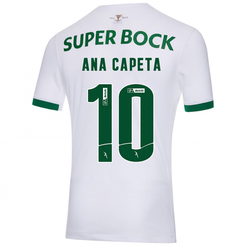 Criança Camisola Ana Capeta #10 Verde Branco Alternativa 2024/25 Camisa Brasil