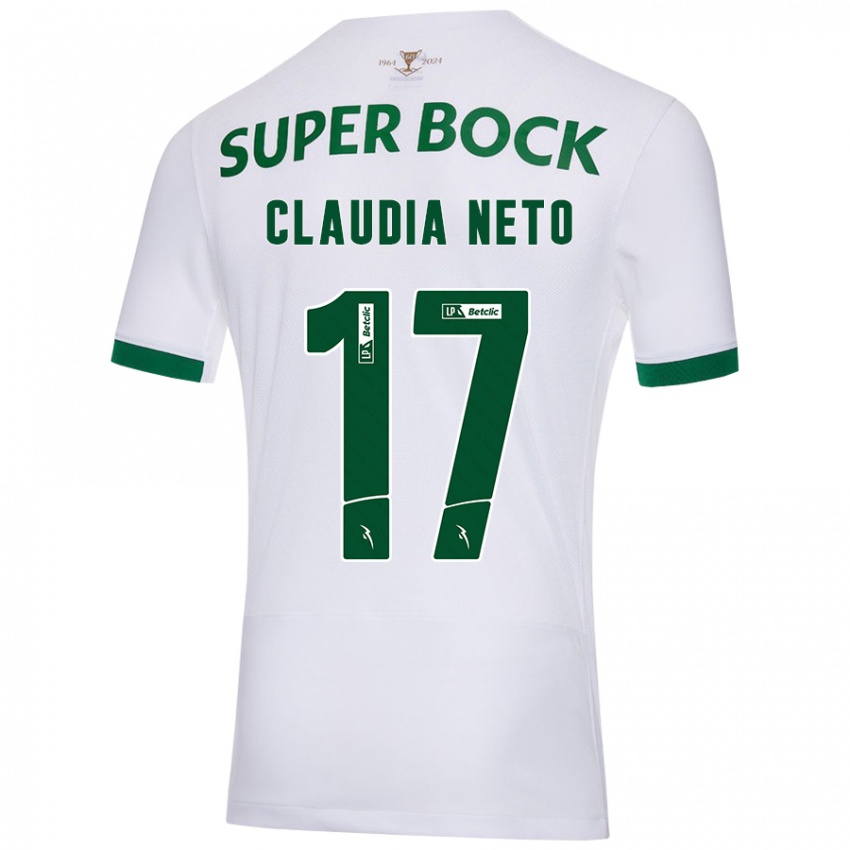 Criança Camisola Cláudia Teresa Pires Neto #17 Verde Branco Alternativa 2024/25 Camisa Brasil