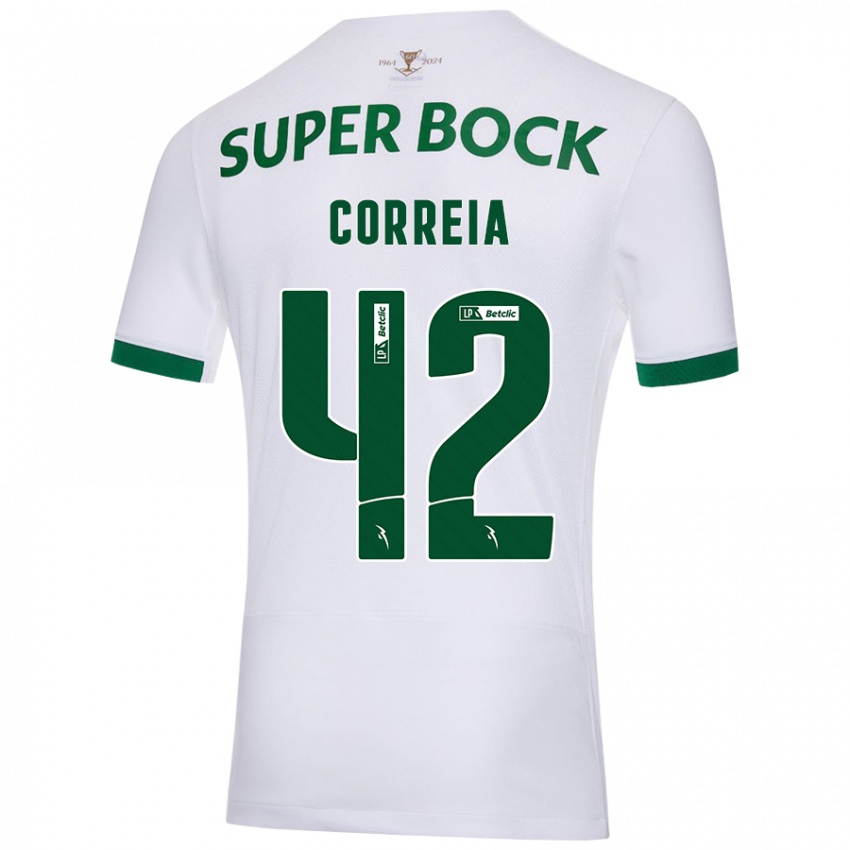 Criança Camisola Leonete Maísa Nozerand Correia #42 Verde Branco Alternativa 2024/25 Camisa Brasil