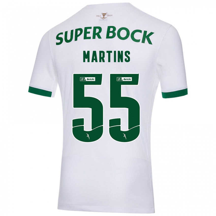 Criança Camisola Carolina Martins #55 Verde Branco Alternativa 2024/25 Camisa Brasil