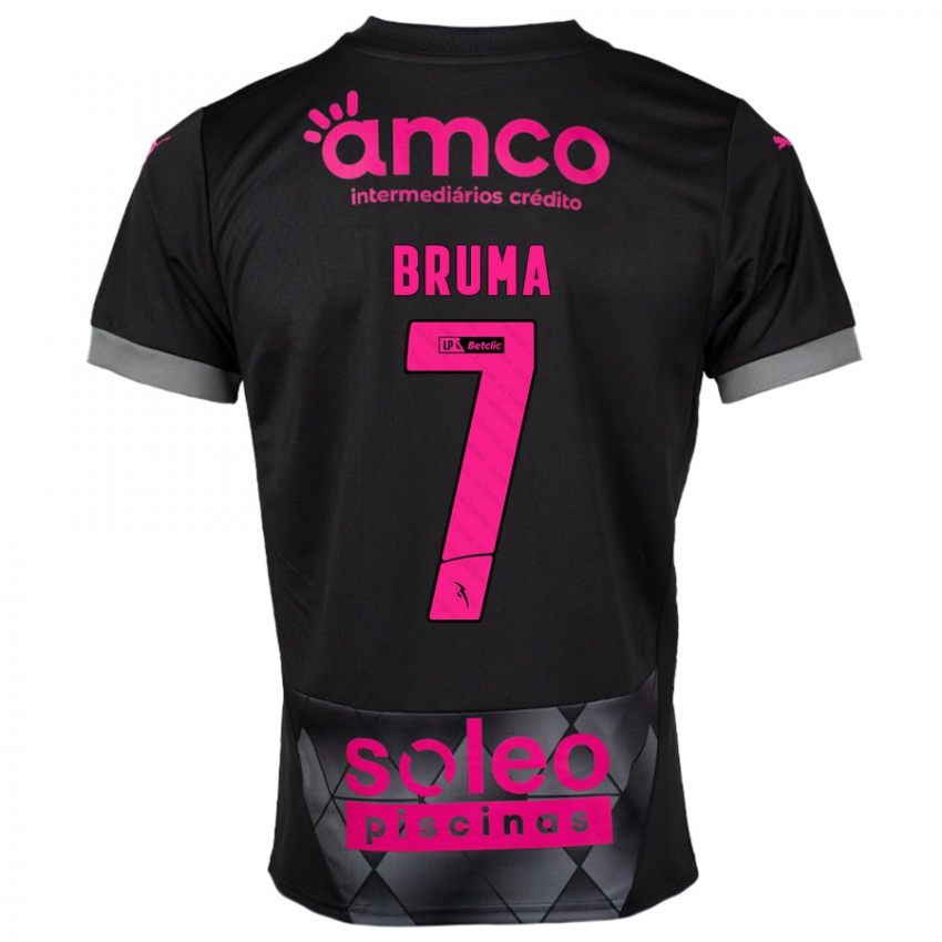 Criança Camisola Bruma #7 Preto Rosa Alternativa 2024/25 Camisa Brasil