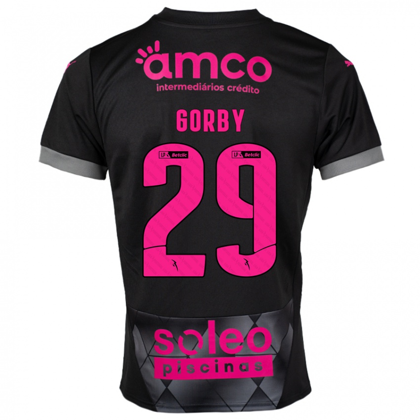 Criança Camisola Gorby #29 Preto Rosa Alternativa 2024/25 Camisa Brasil