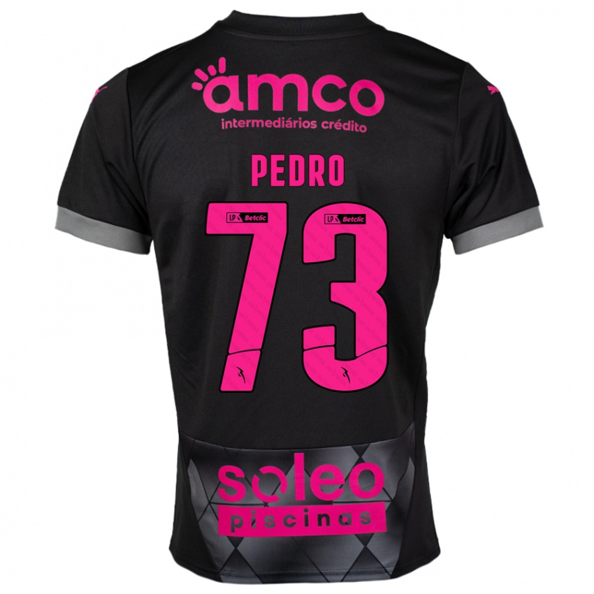 Criança Camisola Zé Pedro #73 Preto Rosa Alternativa 2024/25 Camisa Brasil