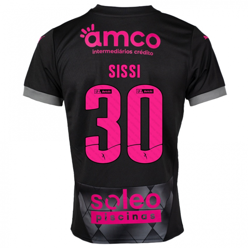 Criança Camisola Sissi #30 Preto Rosa Alternativa 2024/25 Camisa Brasil