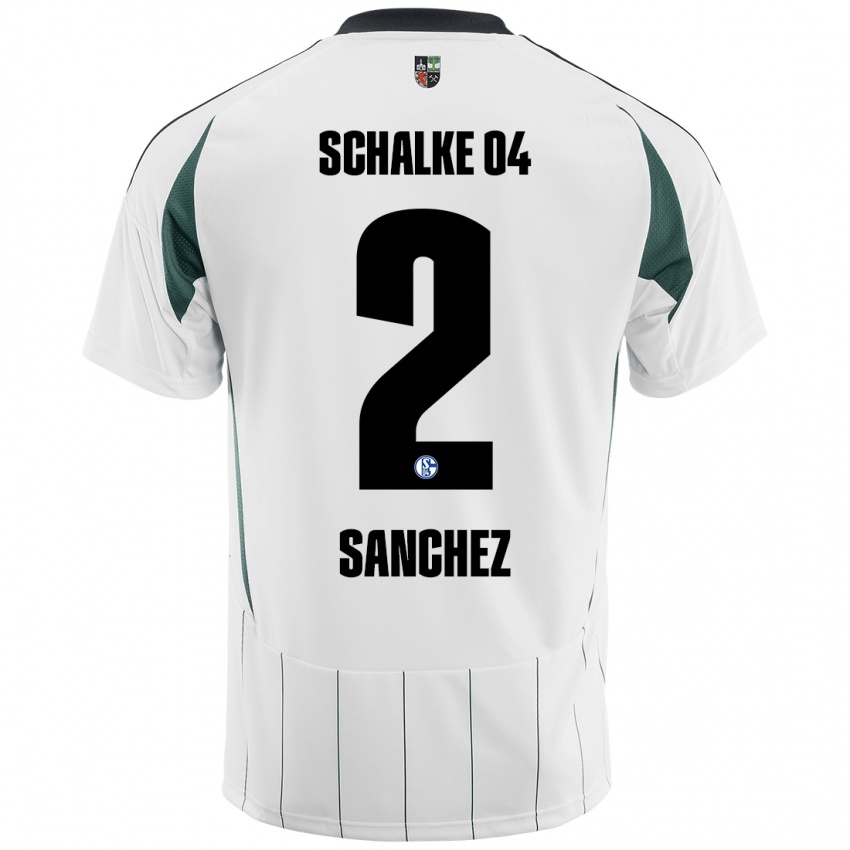 Criança Camisola Felipe Sánchez #2 Verde Branco Alternativa 2024/25 Camisa Brasil