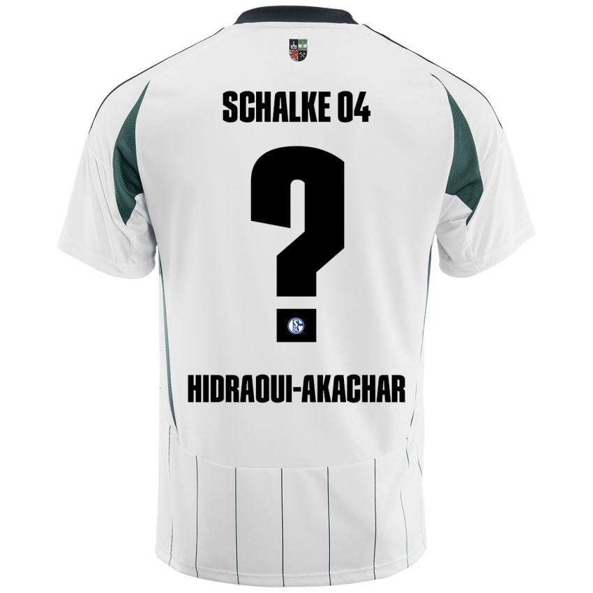 Criança Camisola Yassin Hidraoui-Akachar #0 Verde Branco Alternativa 2024/25 Camisa Brasil