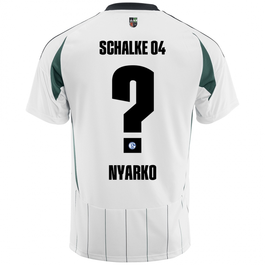 Criança Camisola Samuel Nyarko #0 Verde Branco Alternativa 2024/25 Camisa Brasil