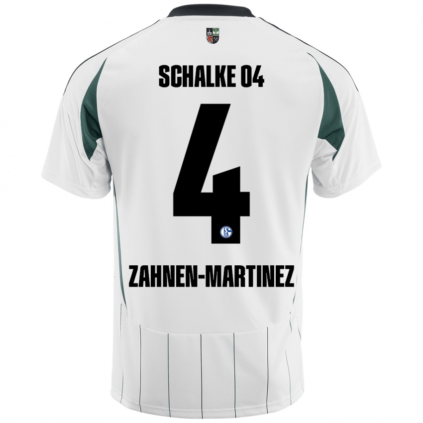 Criança Camisola Pablo Zahnen-Martinez #4 Verde Branco Alternativa 2024/25 Camisa Brasil