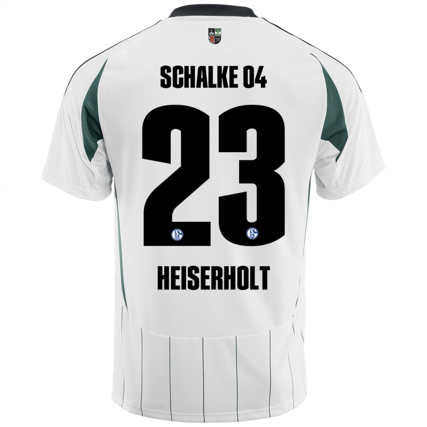 Criança Camisola Finn Heiserholt #23 Verde Branco Alternativa 2024/25 Camisa Brasil