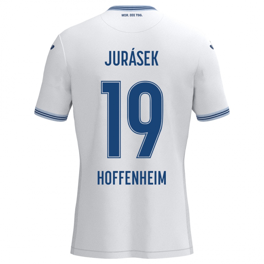 Criança Camisola David Jurásek #19 Azul Branco Alternativa 2024/25 Camisa Brasil