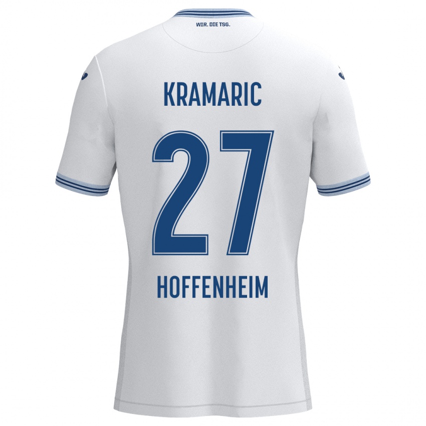 Criança Camisola Andrej Kramaric #27 Azul Branco Alternativa 2024/25 Camisa Brasil