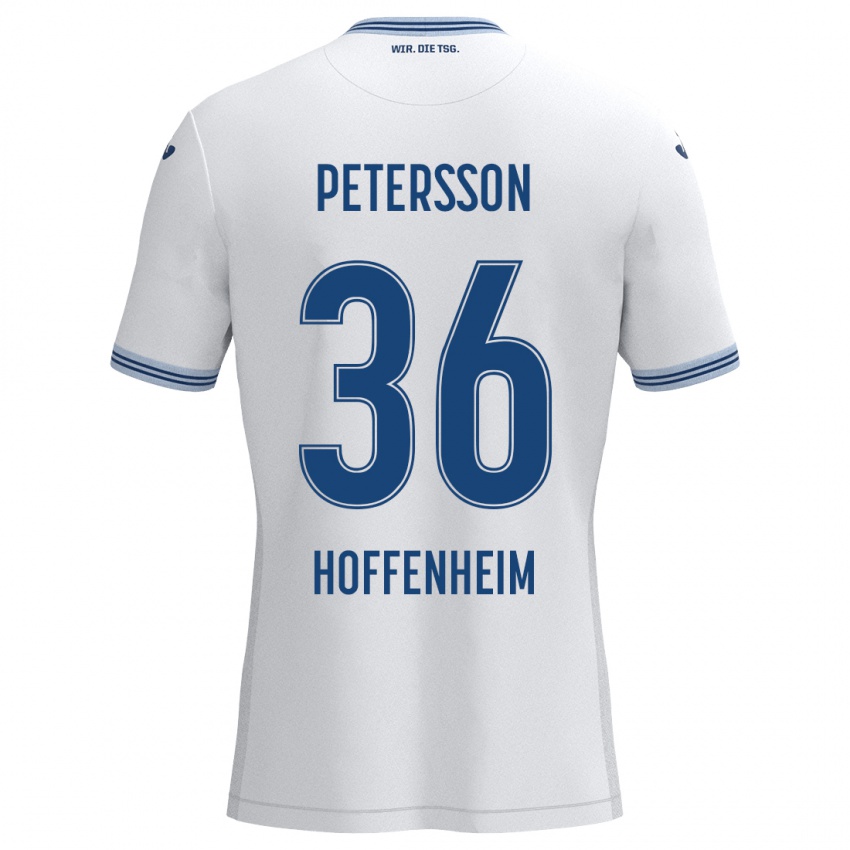 Criança Camisola Lúkas Petersson #36 Azul Branco Alternativa 2024/25 Camisa Brasil