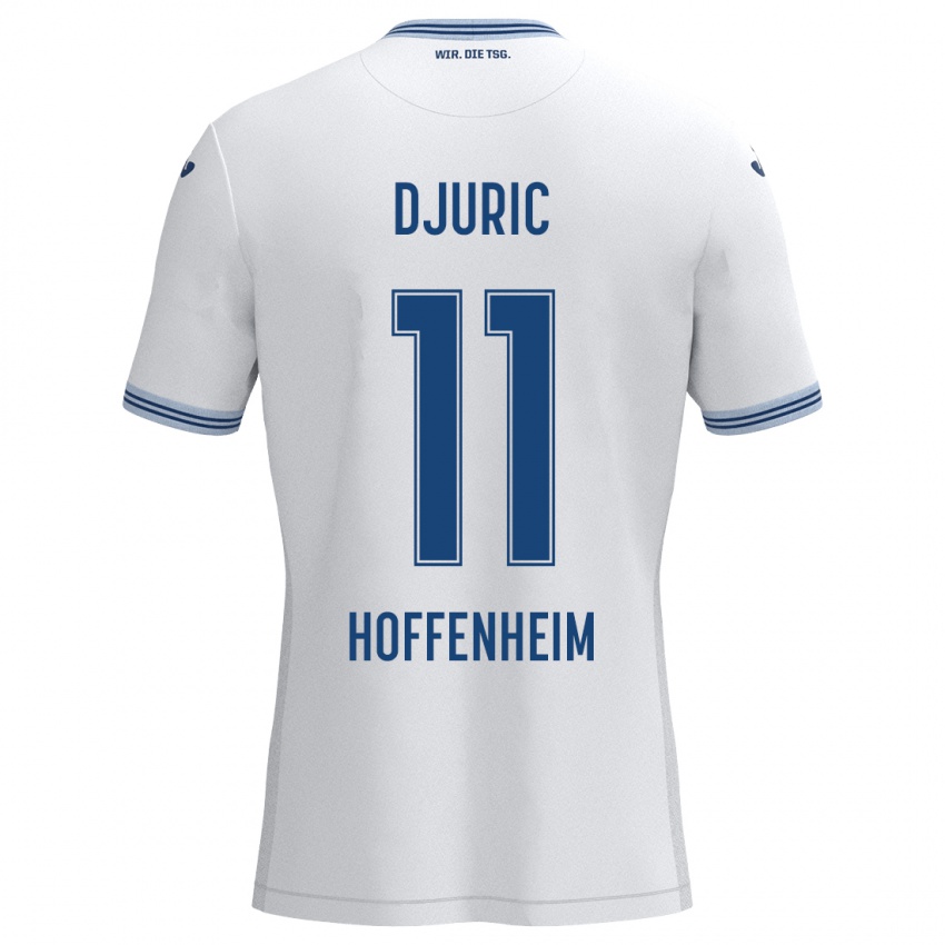 Criança Camisola Luka Djuric #11 Azul Branco Alternativa 2024/25 Camisa Brasil