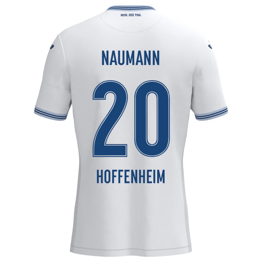 Criança Camisola Maxim Naumann #20 Azul Branco Alternativa 2024/25 Camisa Brasil