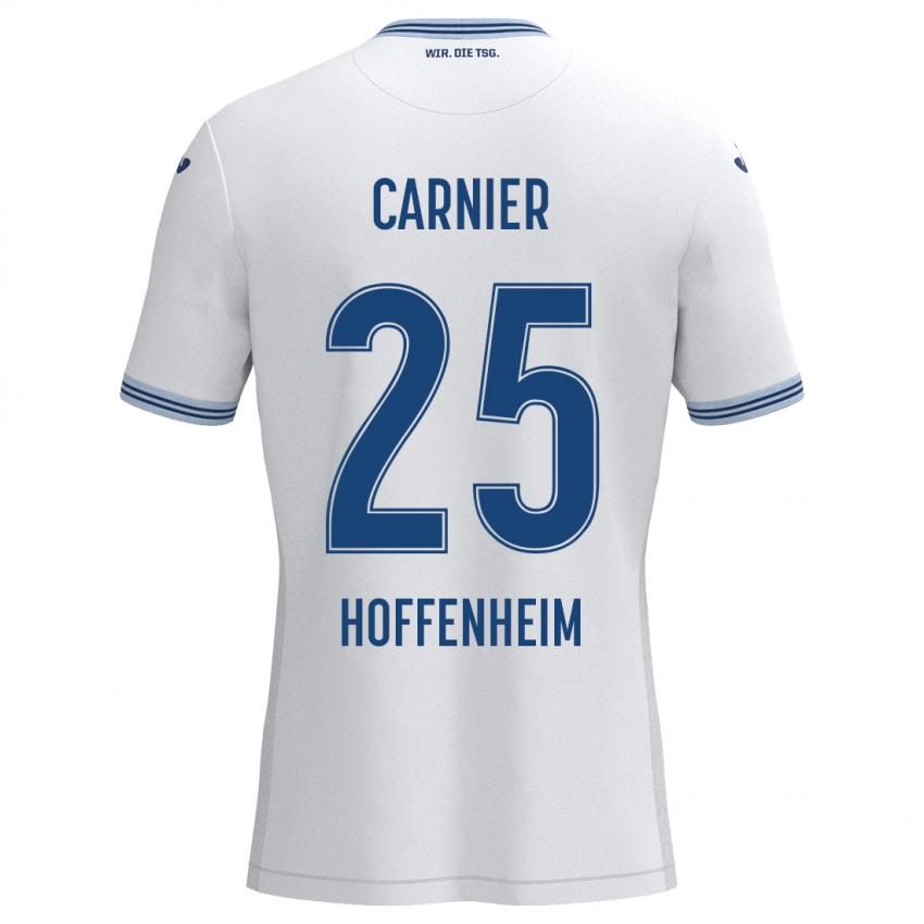 Criança Camisola Alekseï Carnier #25 Azul Branco Alternativa 2024/25 Camisa Brasil