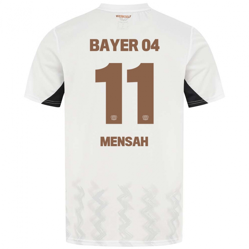 Criança Camisola Jeremiah Mensah #11 Preto Branco Alternativa 2024/25 Camisa Brasil