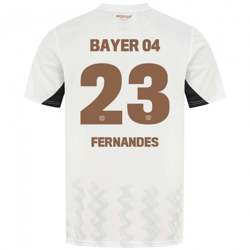 Criança Camisola Tyron Fernandes #23 Preto Branco Alternativa 2024/25 Camisa Brasil