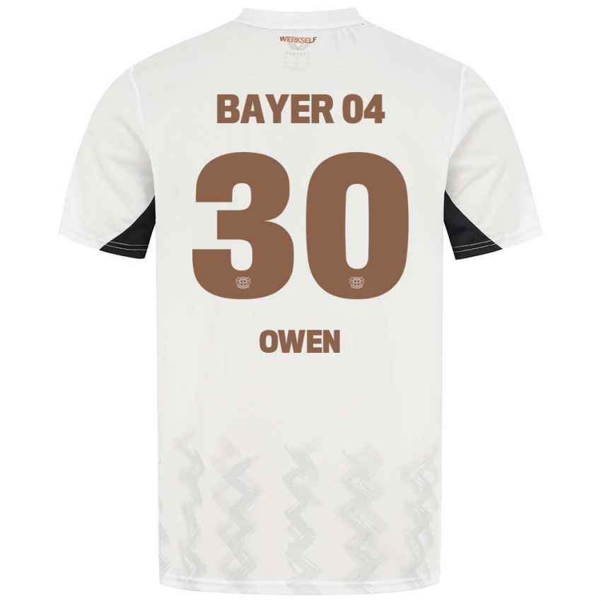 Criança Camisola Emmanuel Owen #30 Preto Branco Alternativa 2024/25 Camisa Brasil