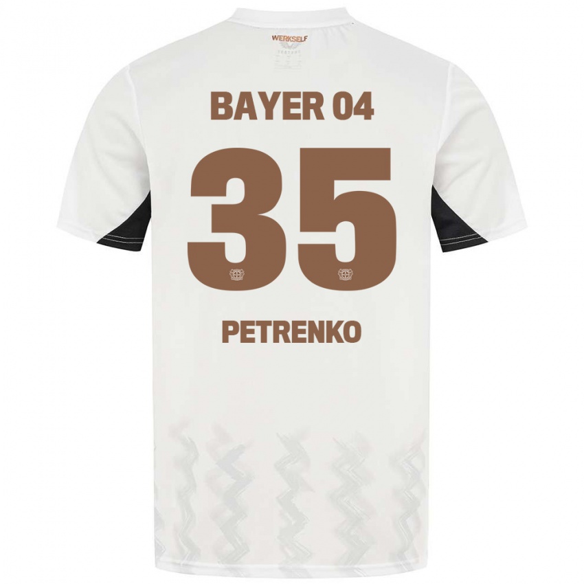 Criança Camisola Oleksandr Petrenko #35 Preto Branco Alternativa 2024/25 Camisa Brasil