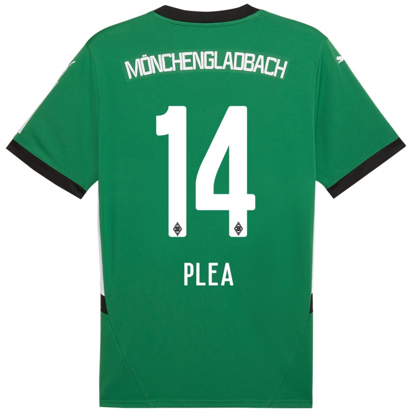 Criança Camisola Alassane Plea #14 Verde Branco Alternativa 2024/25 Camisa Brasil