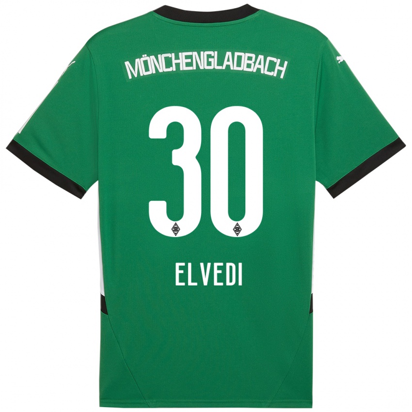 Criança Camisola Nico Elvedi #30 Verde Branco Alternativa 2024/25 Camisa Brasil