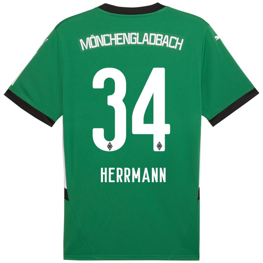 Criança Camisola Charles Herrmann #34 Verde Branco Alternativa 2024/25 Camisa Brasil