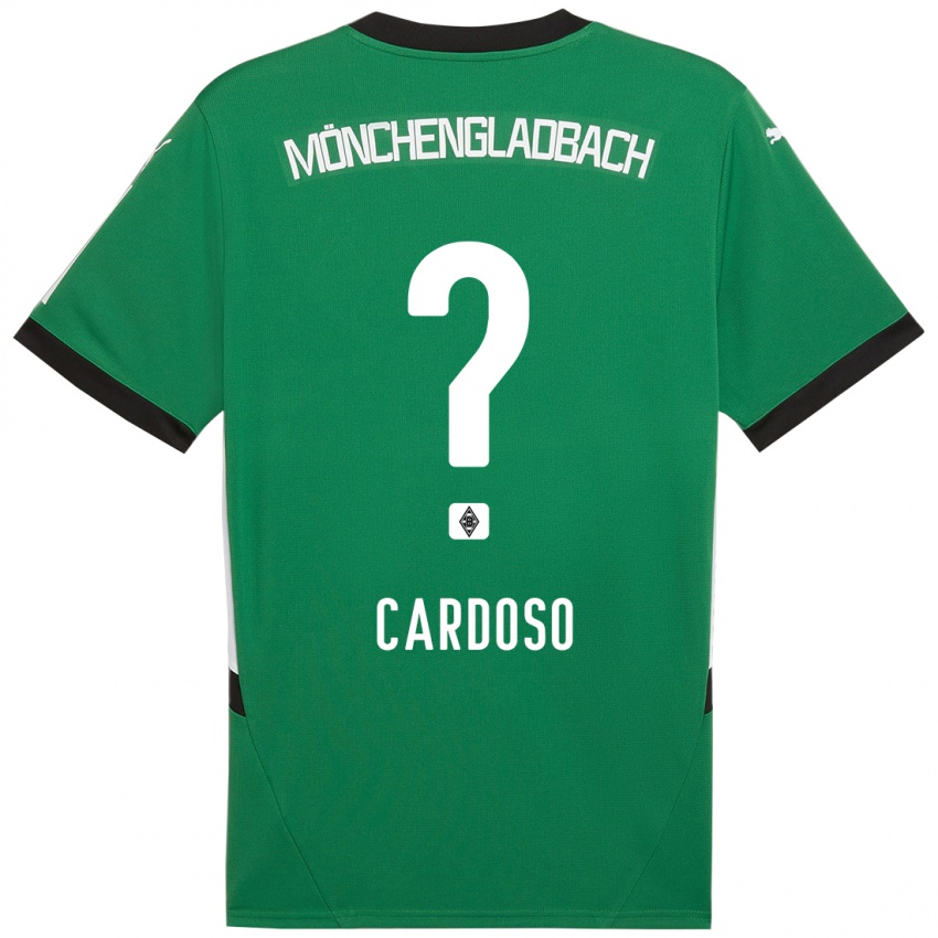 Criança Camisola Tiago Pereira Cardoso #0 Verde Branco Alternativa 2024/25 Camisa Brasil