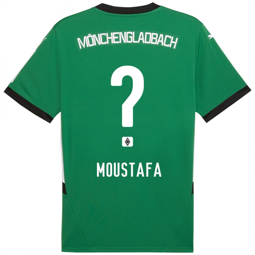 Criança Camisola Seif Ashraf Moustafa #0 Verde Branco Alternativa 2024/25 Camisa Brasil