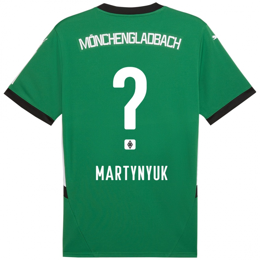 Criança Camisola Anton Martynyuk #0 Verde Branco Alternativa 2024/25 Camisa Brasil