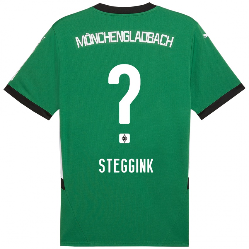 Criança Camisola Lennart Steggink #0 Verde Branco Alternativa 2024/25 Camisa Brasil