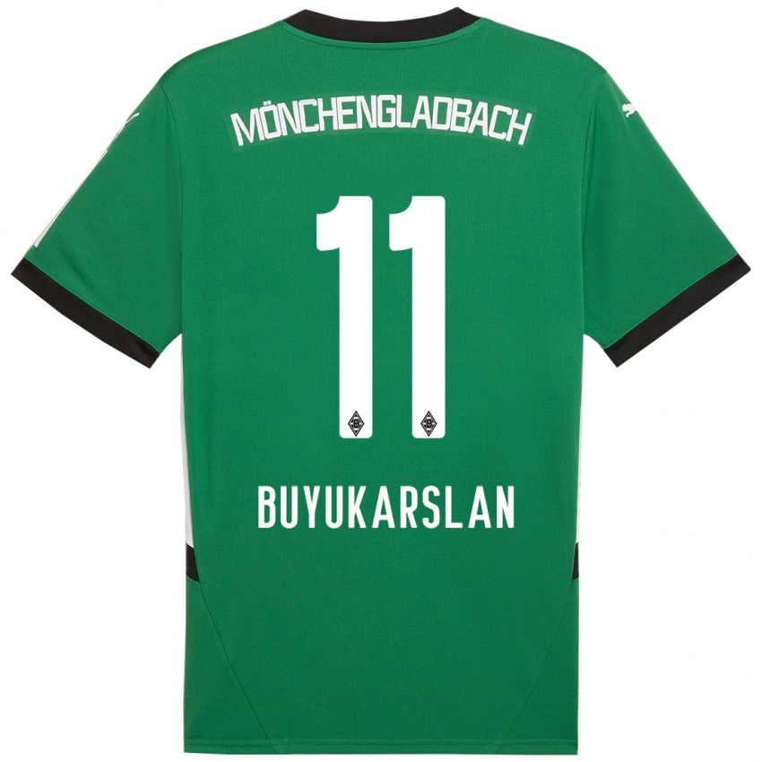 Criança Camisola Oguzcan Büyükarslan #11 Verde Branco Alternativa 2024/25 Camisa Brasil