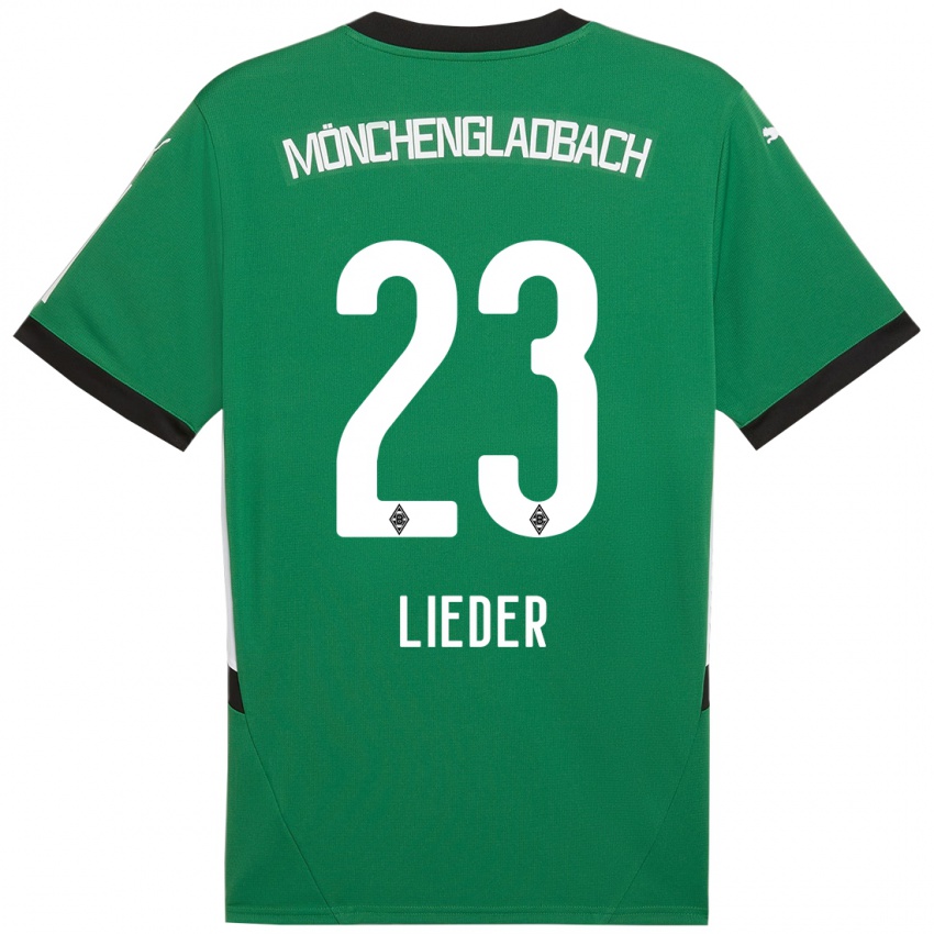 Criança Camisola Michel Lieder #23 Verde Branco Alternativa 2024/25 Camisa Brasil