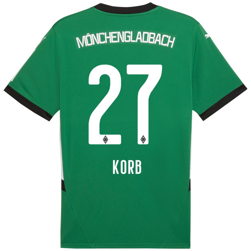 Criança Camisola Julian Korb #27 Verde Branco Alternativa 2024/25 Camisa Brasil