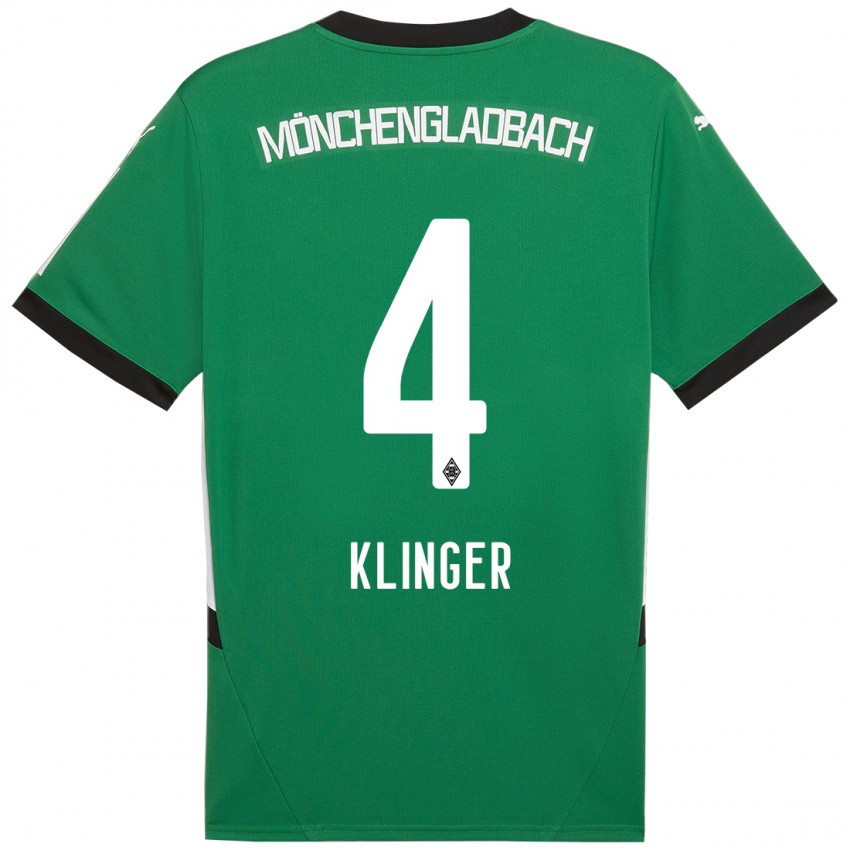 Criança Camisola Nina Klinger #4 Verde Branco Alternativa 2024/25 Camisa Brasil