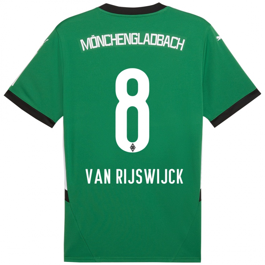 Criança Camisola Britt Van Rijswijck #8 Verde Branco Alternativa 2024/25 Camisa Brasil