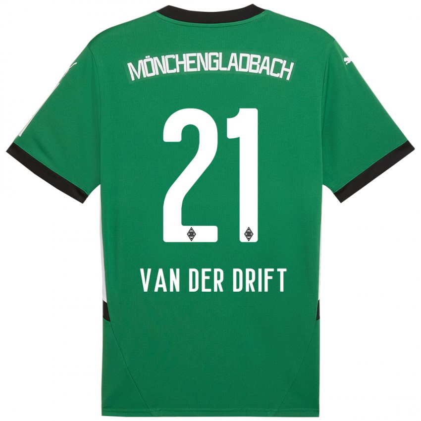 Criança Camisola Suus Van Der Drift #21 Verde Branco Alternativa 2024/25 Camisa Brasil